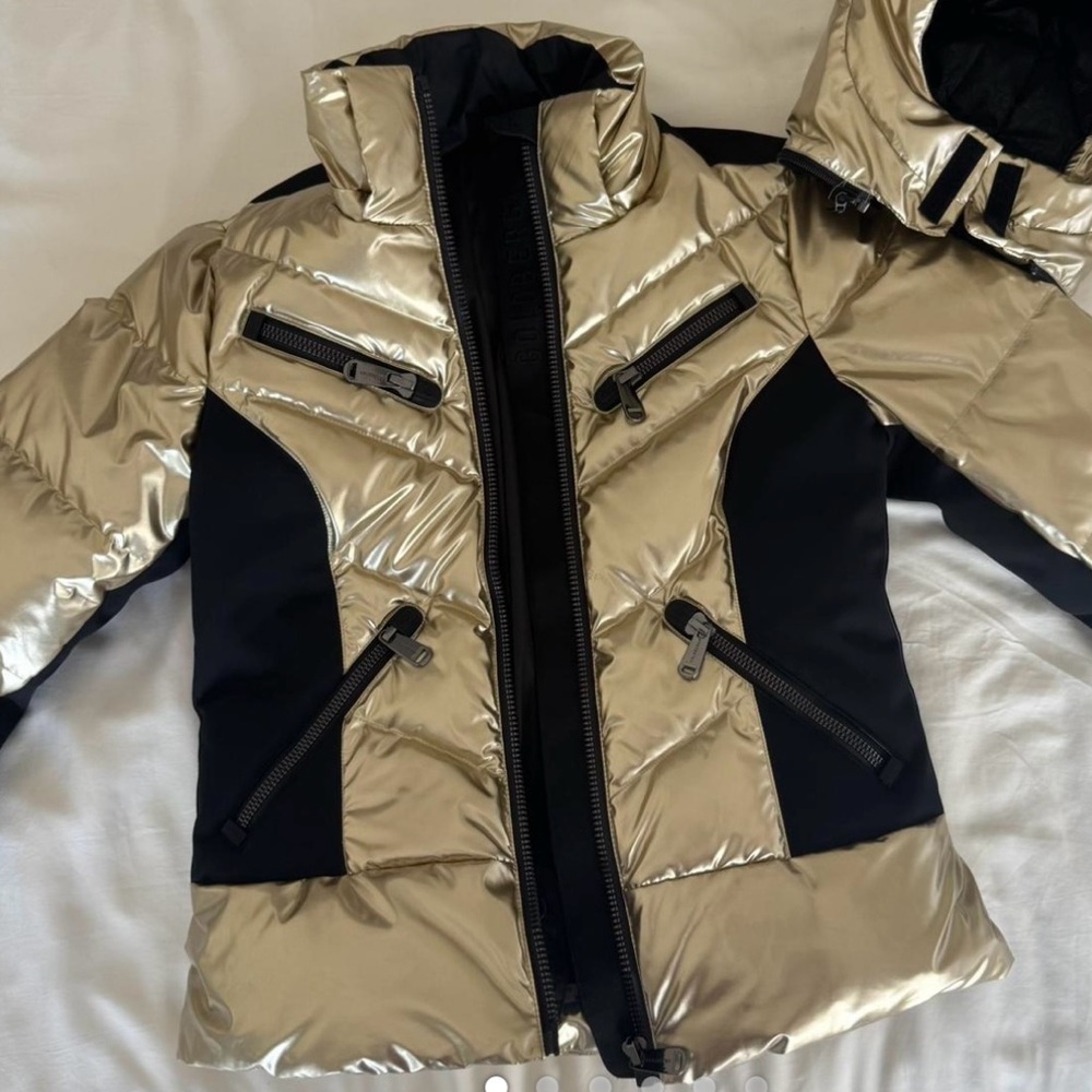 Goldbergh Gold and Black Ski & Snow Jacket
